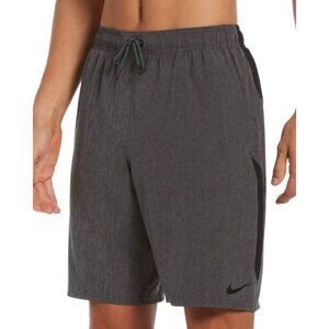 NIKE men's 9" core contend swim trunks in black size XL